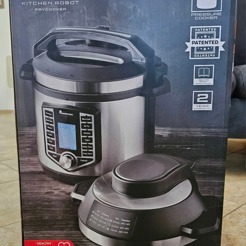 MasterPro Multicooker new, 1500W, 6L, stainless steel