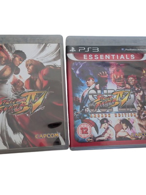 Street Fighter IV and Super Street Fighter IV PS3 games used, boxed, complete