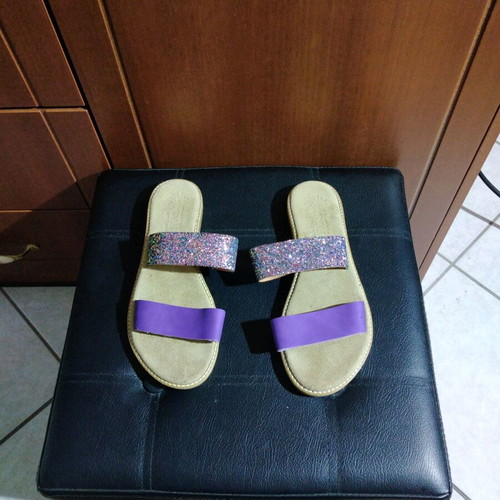 Sundali Antiparos women's leather sandals new, size 39, multicolor