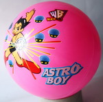 Vintage Astro Boy ρόζ φουσκωτή μπάλα καινούρια