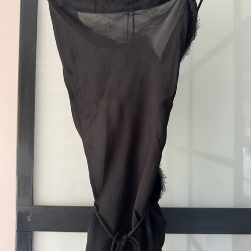 Zara top used, size M, black see-through