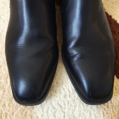 Zara women's ankle boots like new, black, size 40, faux leather