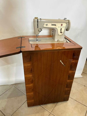 Singer vintage sewing machine cabinet 1960s ME012399 78x55x44