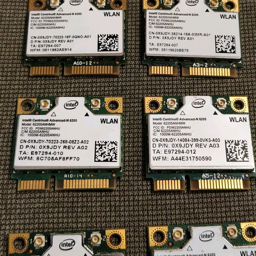Intel Centrino Advanced-N 6205 WiFi Cards pack of 10 like new