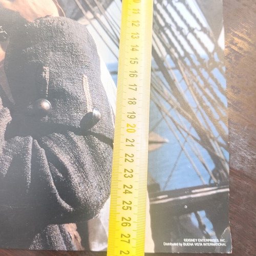 Pirates of the Caribbean Lobby Card used, Jack Sparrow & Will Turner