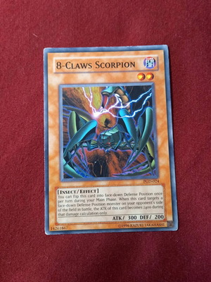 scorpion yugioh cards Steel Scorpion [MRD-EN029] Common – Black Swamp Games main image 1