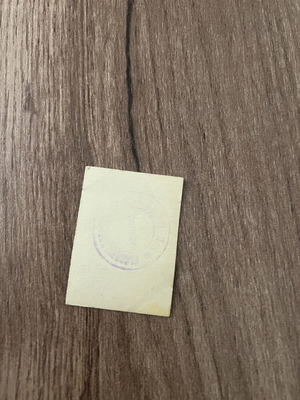Old cigarette paper used