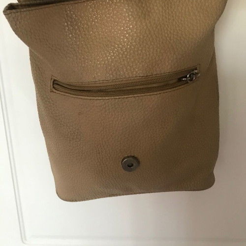 KEM crossbody bag used, beige with adjustable strap