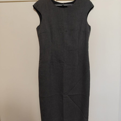 Zara Basic Dress Large Gray like new, viscose