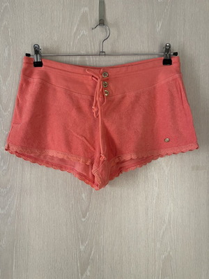 Juicy Couture coral terry shorts, size L
