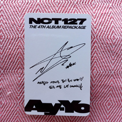 NCT 127 Ay-Yo Mark photocard ver. B