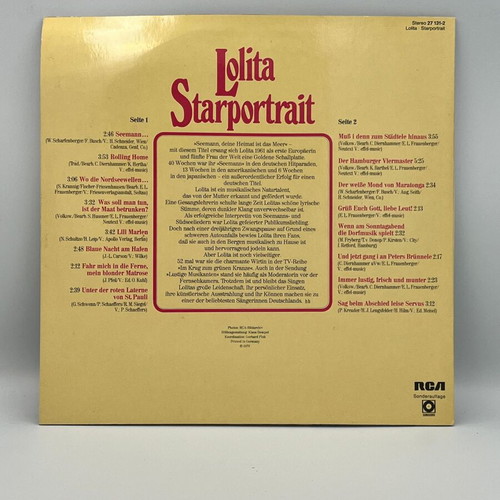 Lolita Starportrait vinyl record used