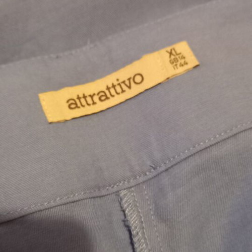 Παντελόνι Attrattivo με λινό σαν καινούργιο, μπλε, μέγεθος XL