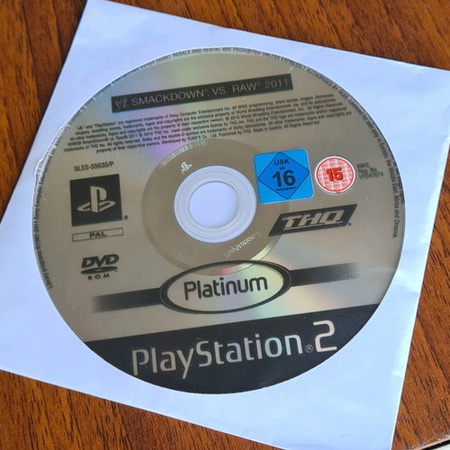 Smack Down VS Raw 2011 Playstation 2 used, disc only without case