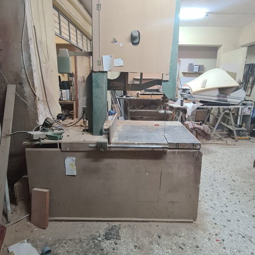 Wood Bandsaw 70mm used, single-phase with 3 replacement bands