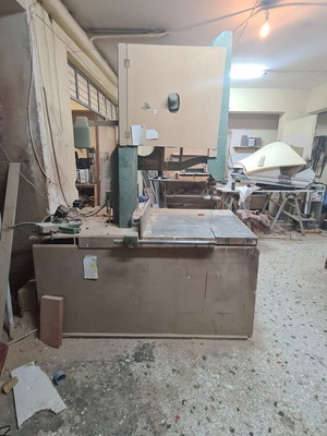 Wood Bandsaw 70mm used, single-phase with 3 replacement bands