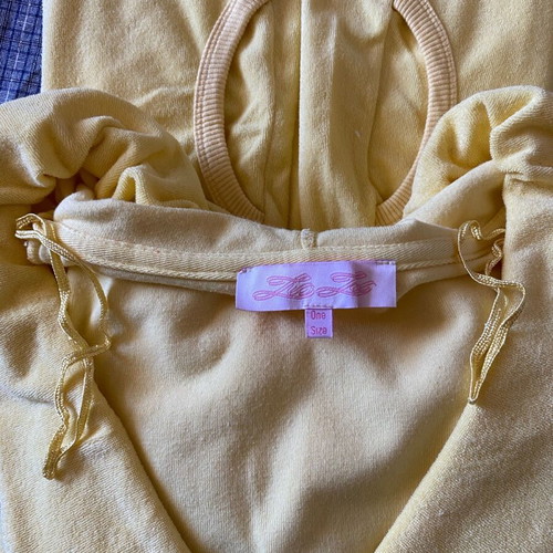 Zic Zac blouse dress like new, yellow terry fabric