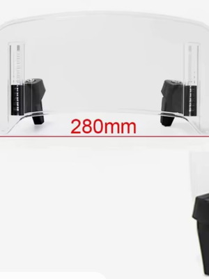Motorcycle Windshield Extension Like New Adjustable