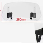 Motorcycle Windshield Extension Like New Adjustable