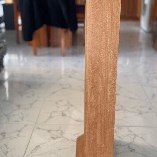 Wooden CD and DVD storage shelf like new
