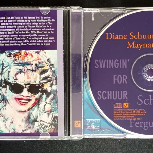Diane Schuur Maynard Ferguson Swingin' for Schuur CD used, jazz