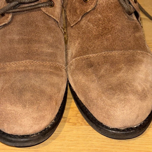 Leather boots used brown castor, size 45