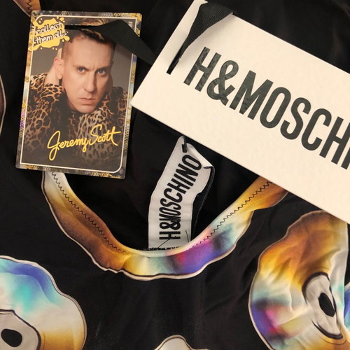 H&M x Moschino bodysuit new, black, size S