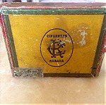  Ένα άδειο κουτί από πούρα.Κούβα -70 α έτος