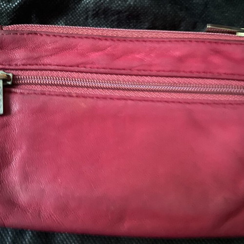 Loewe vintage leather coin purse nappa leather, fuchsia