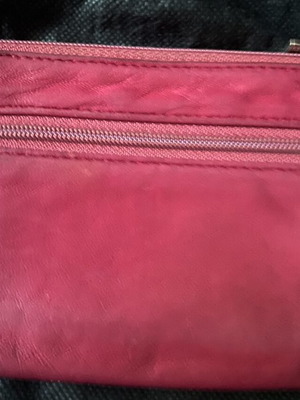 Loewe vintage leather coin purse nappa leather, fuchsia