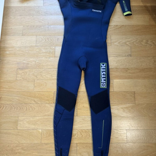 Mystic men's kite surf wetsuit 4:3 blue like new, medium
