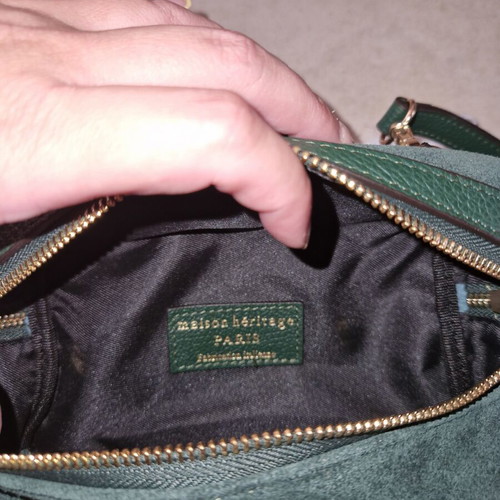 Maison Heritage crossbody bag, green, authentic