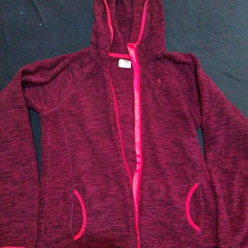 H&M girls cardigan like new, medium size, pink and burgundy