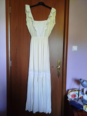 Maxi dress No Stress new, yellow lemon color