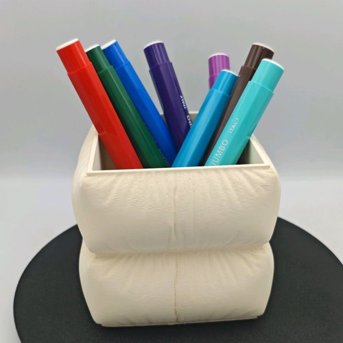 Pillow pencil holder new from 3d printed esun pla matte material