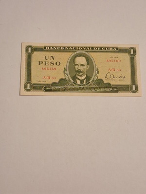 1 Peso Cuba 1978 banknote