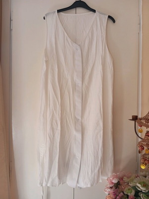 White transparent blouse dress new, size XL