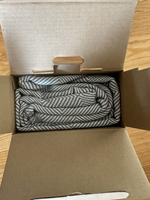 Nespresso throw blanket 150x150 cm, new