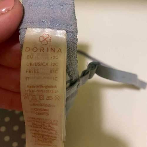 Dorina bra with padding 70C like new, multicolor