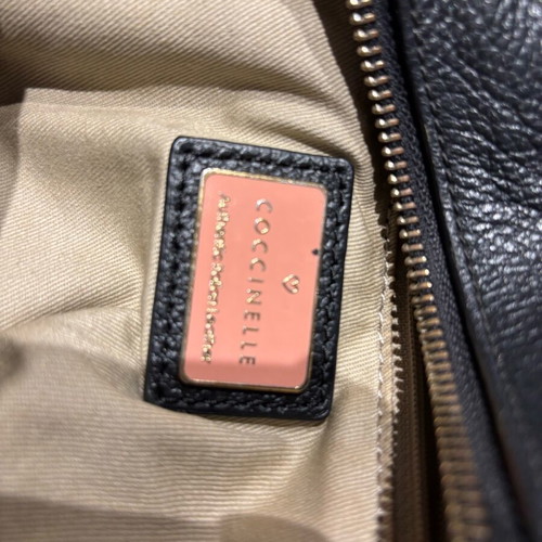 Coccinelle leather backpack like new, black