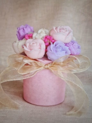 Μπουκέτο αρωματικό από κερί ελαιοκράμβη καινούργιο