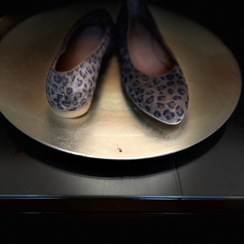 Evangelia Drosi leather ballerinas like new, brown, size 39