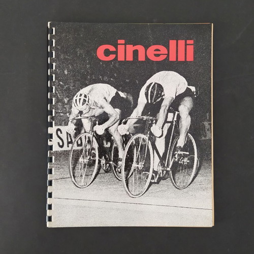 Vintage Cinelli bicycle accessories catalog 70s, used