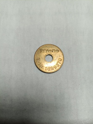 Miele bronze token used, rare collectible coin 24 mm diameter