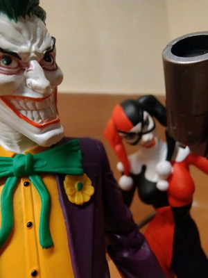 DC Batman Joker Harley Quinn 6' figures used