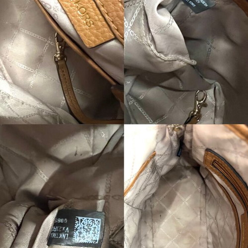 Michael Kors Rhea кафява платнена раница употребявана