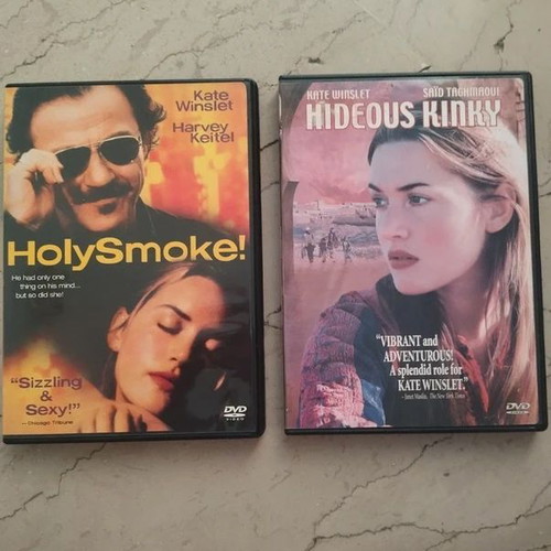 Hideous Kinky and Holy Smoke DVDs like new, Kate Winslet