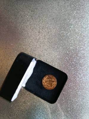 Ottoman lira Mahmut II 22 K new, 1.5 gr