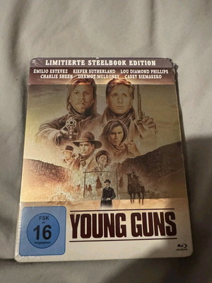 Young Guns Blu-Ray like new, limited Steelbook edition with subtitles
