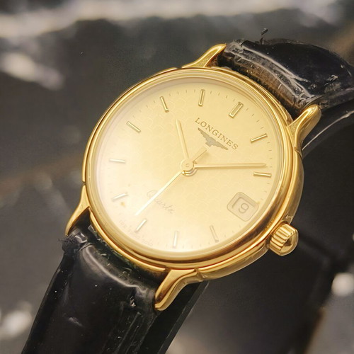 Longines Classic Ladies Quartz watch used, champagne dial